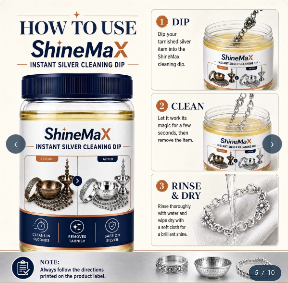 SHINEMAX™ INSTANT SILVER CLEANING DIP